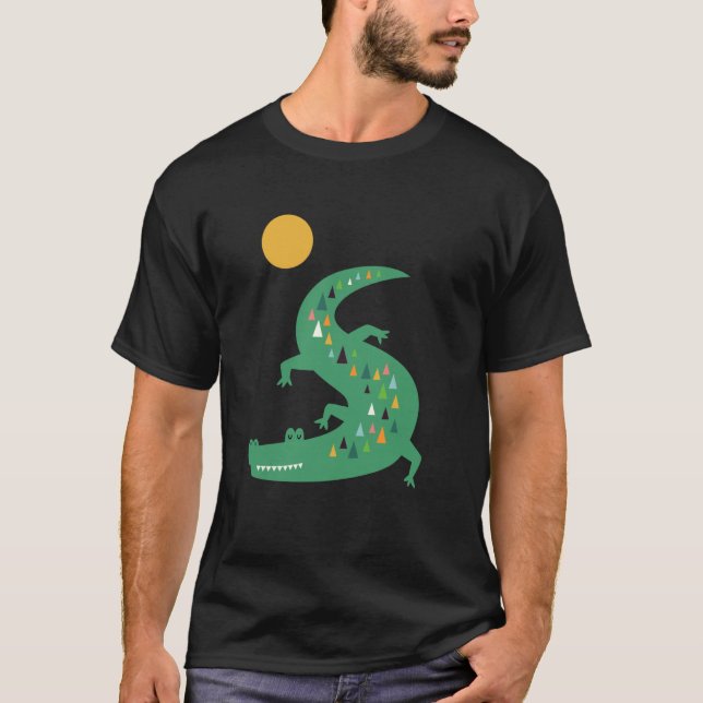 Threadless Andy Westface Sonnenbad-Grafik T-Shirt (Vorderseite)