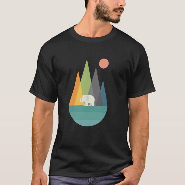 Threadless Andy Westface Walk In Peace Grafik T-Shirt (Vorderseite)
