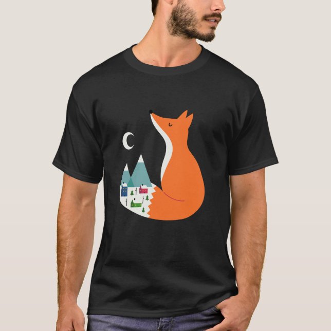 Threadless Andy Westface Winter-Träume-Grafik T-Shirt (Vorderseite)