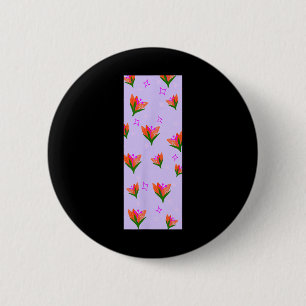 Threadless Floresta Mondblumen-Yoga-Matte Grafik Button