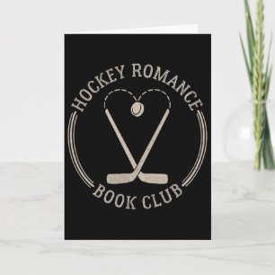 Threadless Grauer Himmel Chai Hockey Romance Buchc Karte