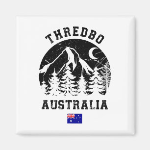 Thredbo Snowy Mountains Australien Skigebiet Alpin Magnet