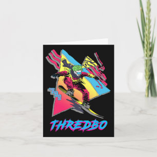 Thredbo Vibrant Snowboarding Adventure Graphic Karte