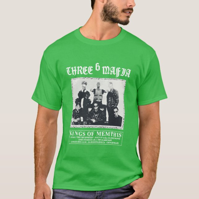 Three 6 Mafia lustig T-Shirt (Vorderseite)