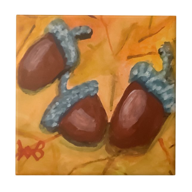 Three Acorns Fliese (Vorderseite)