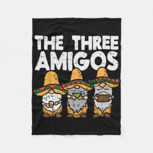 Three Amigos Mexican Gnomes Niedlich Cinco De Mayo Fleecedecke
