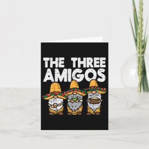 Three Amigos Mexican Gnomes Niedlich Cinco De Mayo Karte