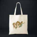 Three angels tragetasche<br><div class="desc">Beautiful vintage image of three angels, not only for Christmas.</div>