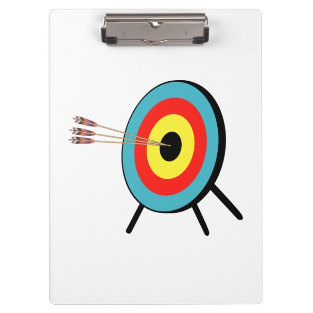 Three Arrow Bullseye Klemmbrett (Vorderseite)