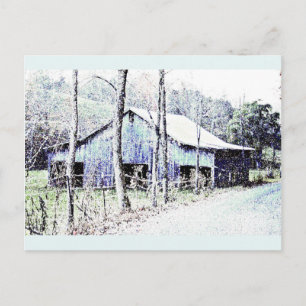 Three Bay Barn Postkarte