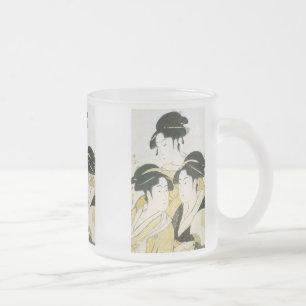 Three Beauties, Utamaro, Tasse der 1790er Jahre