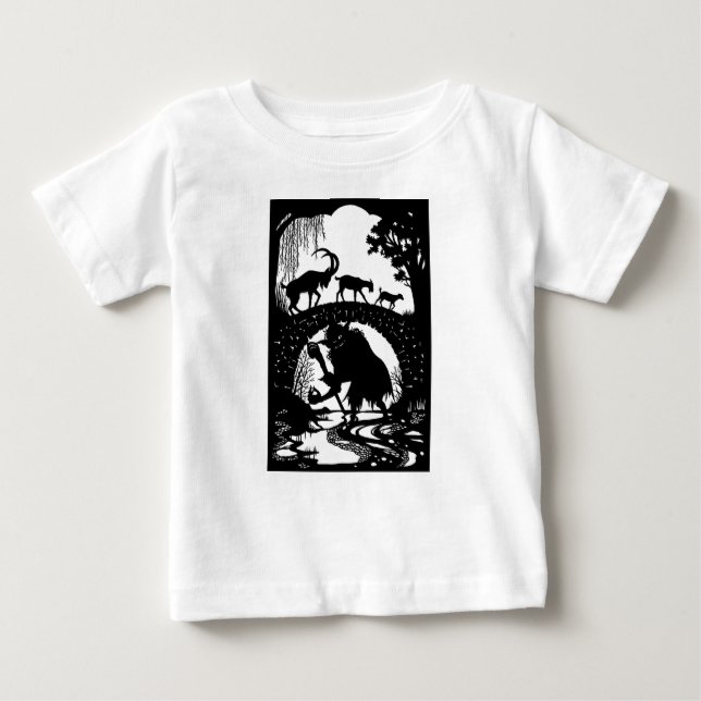 Three Billy Goats Gruff Baby T - Shirt (Vorderseite)