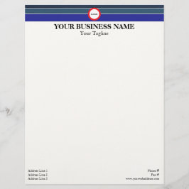 Three Blue Lines Briefbogen