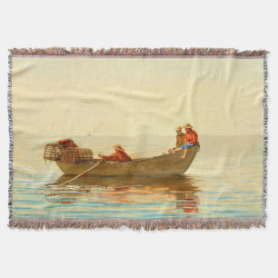 Three Boys a Dory mit Hummer Pots Winslow Homer Decke