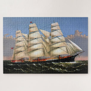 Three Brothers Clipper Ship 1875 Puzzle