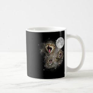 Three Cat Meow Moon Funny Weird Curse Kaffeetasse