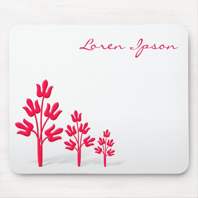 Three Crimson Trees Mousepad (Vorne)