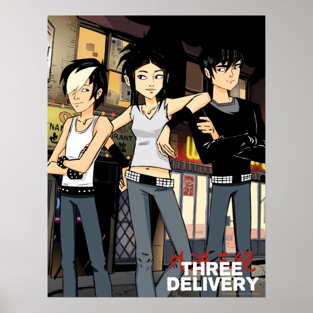 Three Delivery™ Group Poster (Vorne)
