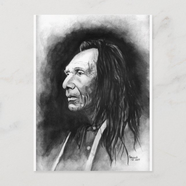 Three Eagles Nez-Perce Postkarte (Vorderseite)