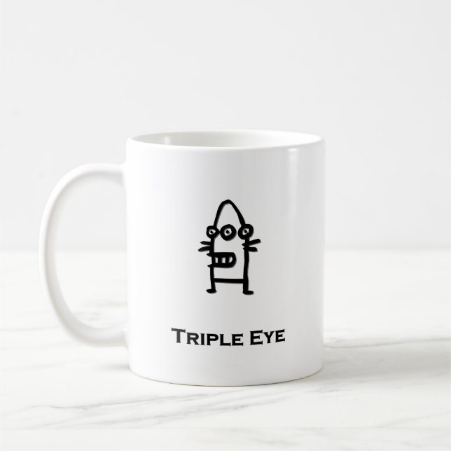 Three Eye Bot Triple Eye Tasse (Links)