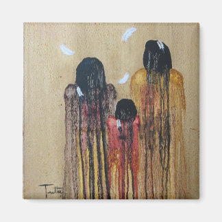 Three Feathers Magnet