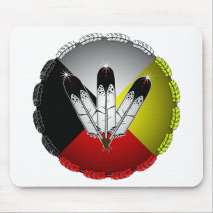 Three Feathers Mousepad