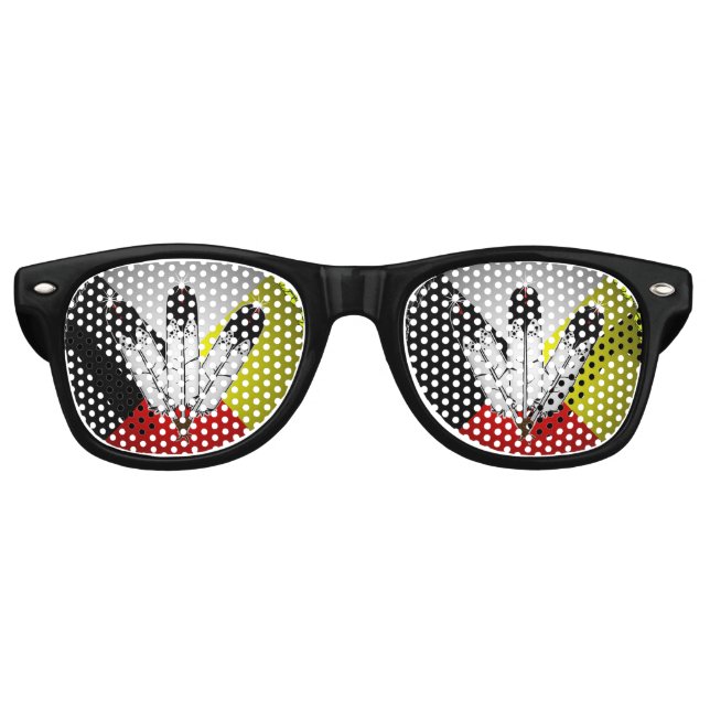 Three Feathers Sonnenbrille (Vorderseite)