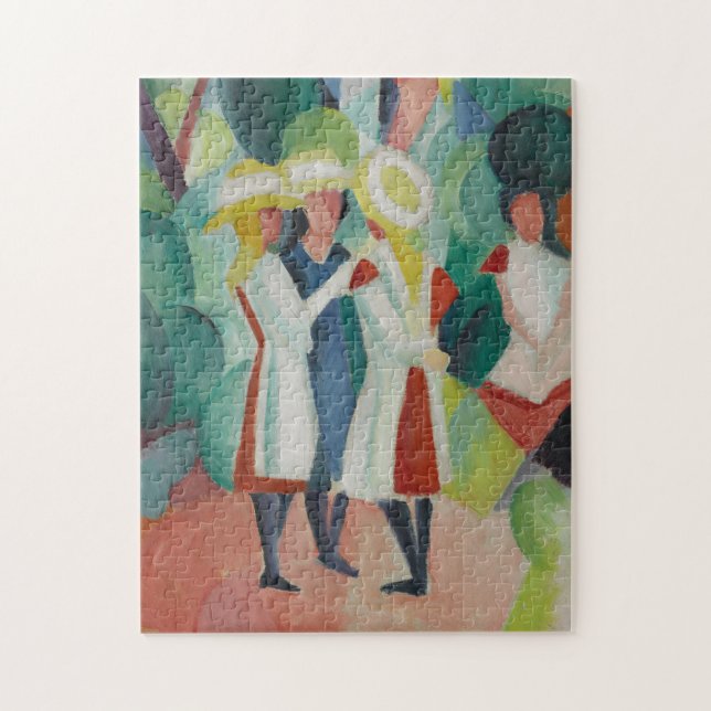 "Three Girls" Art Puzzle (Vertikal)