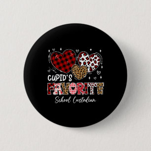 Three Hearts Cupids Lieblings-Hausmeister Val Button