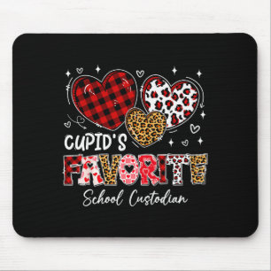 Three Hearts Cupids Lieblingsschulhausmeister Vale Mousepad