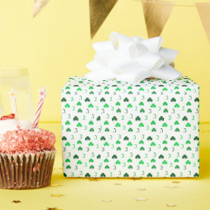 Three Is A Charm St Patrick's Day 3. Geburtstag Geschenkpapier