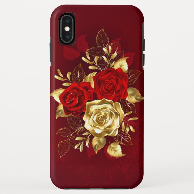 Three Jewelry Roses Case-Mate iPhone Hülle (Rückseite)
