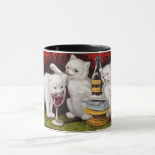 Three Jolly Kittens am Fest Tasse