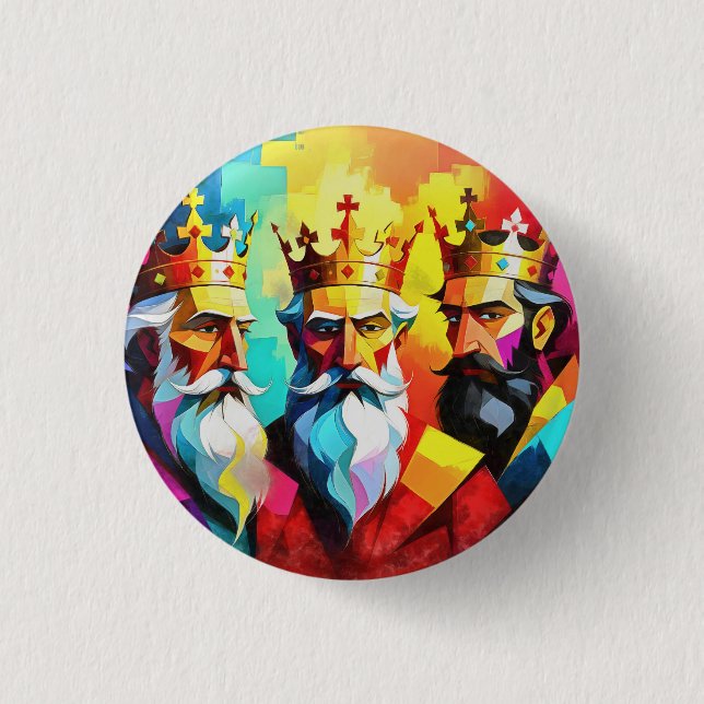 Three Kings Button (Vorderseite)