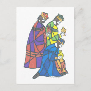 Three Kings Postkarte