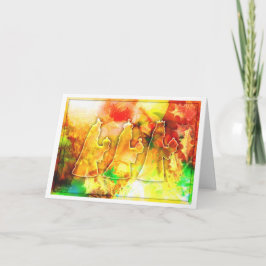 "Three Kings" Weihnachtskarte Feiertagskarte