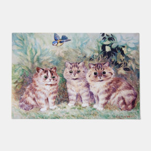 Three Kittens, Louis Wain Fußmatte