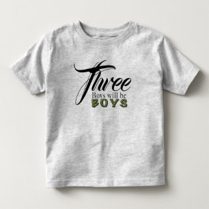 Three - Kleinkind Fine Jersey T - Shirt