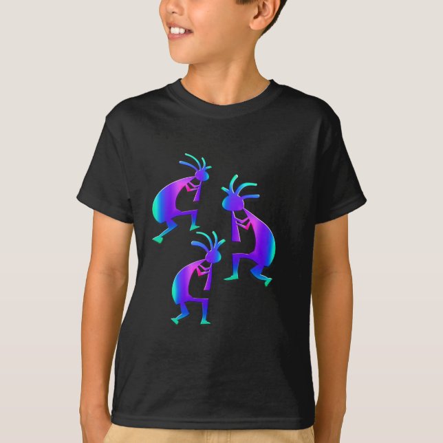 Three Kokopelli #37 T-Shirt (Vorderseite)