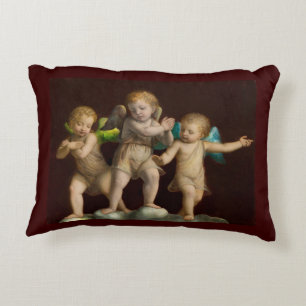 Three Little Cherubs oder Angels Zierkissen