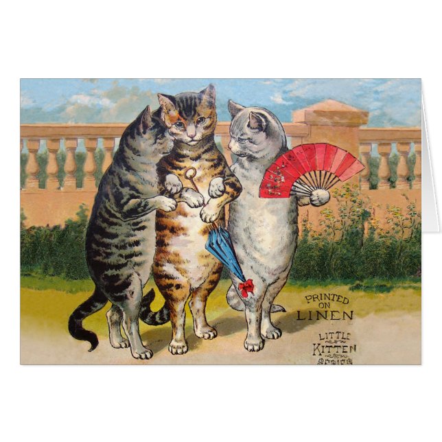 Three Little Kittens Mutter Gänsevorführung (Vorderseite (Horizontal))