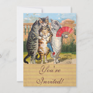 Three Little Kittens Mutter Gänsevorführung Einladung