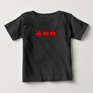 Three Little Ladybugs - Baby Fine Jersey T - Shirt