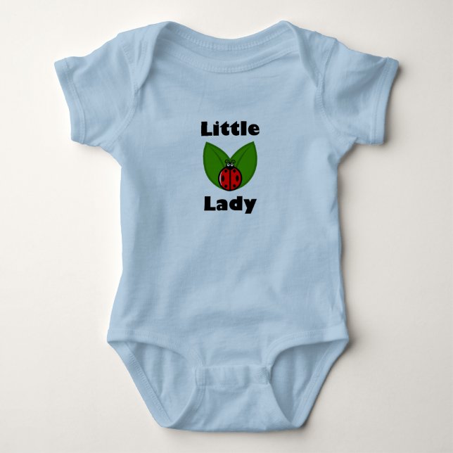 Three Little Ladybugs - Baby Jersey Bodysuit Strampler (Vorderseite)