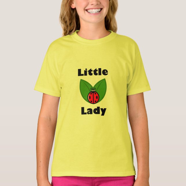 Three Little Ladybugs - Girls' Basic T - Shirt (Vorderseite)