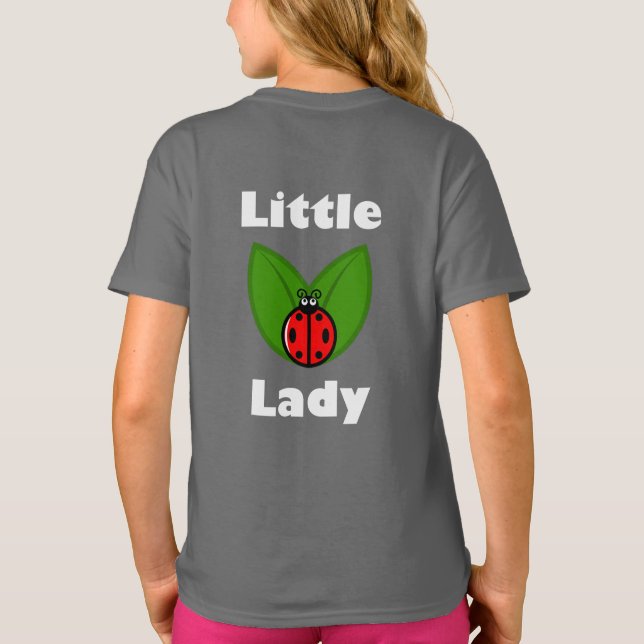 Three Little Ladybugs - Girls' Basic T - Shirt (Rückseite)