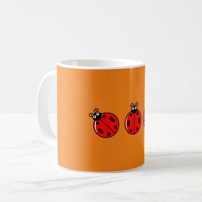 Three Little Ladybugs - Klassische Tasse (Vorderseite Links)