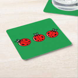 Three Little Ladybugs - Paper Untersetzer