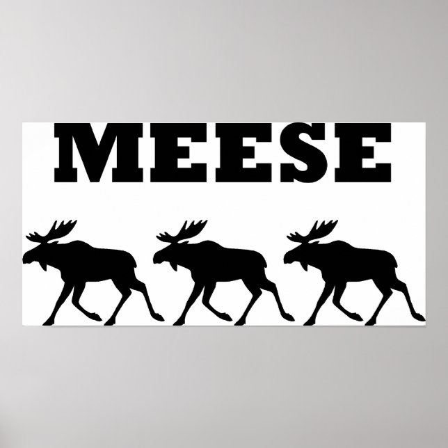 Three Meese Funny Poster (Vorne)