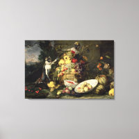 Three Monkeys Stealing Fruit